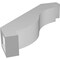 Ekena Millwork 3-in. W x 14-in. D x 14-in. H Copenhagen Architectural Grade PVC Knee Brace BRCP03X14X14CHG - alternate 3